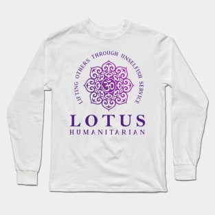 Purple Logo Long Sleeve T-Shirt